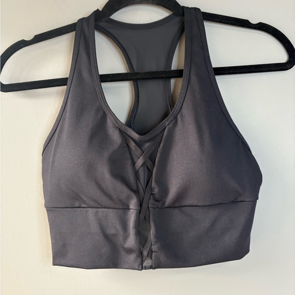 La Senza, Size M, Racer Back Sports Bra, Back Mesh, Yoga Athletic Wear